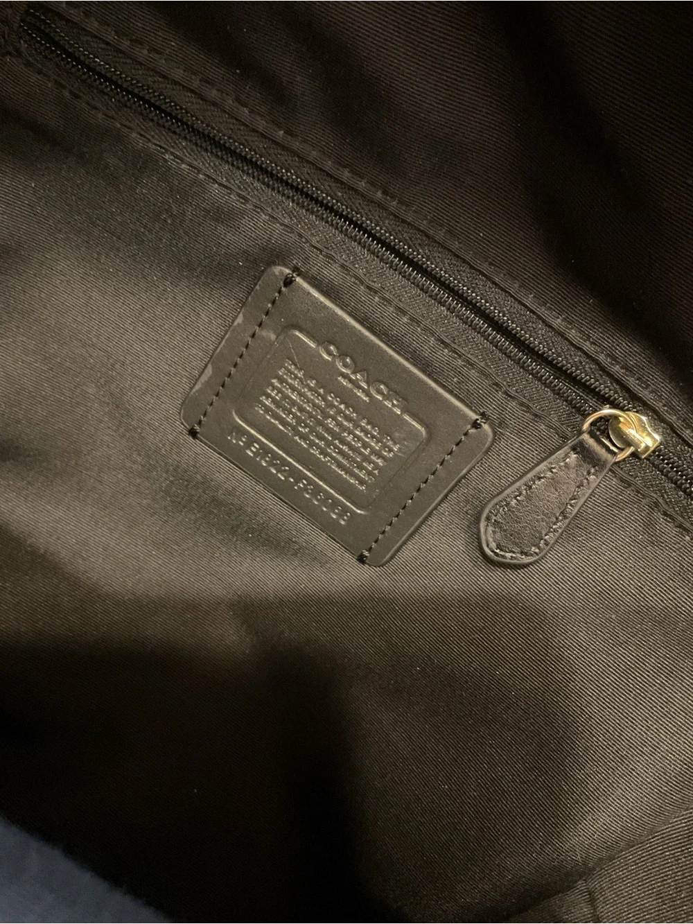 Coach sleek backpack